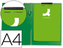 PORTA NOTAS Q-CONNECT COM MOLA MINICLIP DIN A4 VERDE