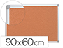 QUADRO DE CORTICA Q-CONNECT COM CAIXILHO EM ALUMINIO 60 X 90 CM