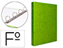 CAPA LIDERPAPEL PAPER COAT 4 ANEIS 25 MM FROSTY VERDE