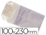 SACO CELOFAN 105X230MM PACK 100
