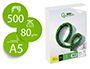 PAPEL LIDERPAPEL DE ESCRITA DIN A5 80 GR LISO EMBALAGEM DE 500 FOLHAS