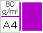 PAPEL DE COR LIDERPAPEL DIN A4 80 GR FUCSIA EMBALAGEM DE 100 FOLHAS