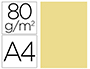 PAPEL DE COR LIDERPAPEL DIN A4 80 GR AMARELO EMBALAGEM DE 100 FOLHAS