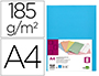 CLASSIFICADOR LIDERPAPEL EM CARTOLINA DE 180 GR DIN A4 CELESTE INTENSO