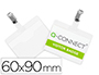 IDENTIFICADOR Q-CONNECT COM MOLA KF-01560 60X90 MM ABERTURA SUPERIOR