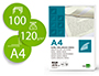 PAPEL VERGE LIDERPAPEL DIN A4 120 GR CREME EMBALAGEM DE 100 FOLHAS