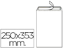 ENVELOPE LIDERPAPEL N.10 BOLSA FOLIO PROLONGADO BRANCO 250X353 MM TIRA DE SILICONE PACK DE 250 UNIDADES