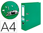 PASTA DE ARQUIVO DE ALAVANCA LIDERPAPEL DOCUMENTA PVC DIN A4 LOMBADA 75 MM VERDE