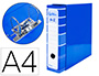 PASTA DE ARQUIVO DE ALAVANCA LIDERPAPEL FILING SYSTEM CARTAO FORRADO DIN A4 COM CAIXA AZUL
