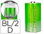 PILHA Q-CONNECT ALCALINA D BLISTER COM 2 UNIDADES