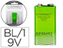 PILHA Q-CONNECT ALCALINA 9VOLT BLISTER COM 1 UNIDADE