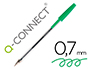 ESFEROGRAFICA CRISTAL Q-CONNECT PONTA MEDIA VERDE