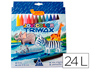 LAPIS DE CERA JOVICOLOR TRIWAX COM 24 LAPIS