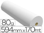 PAPEL REPROGRAFIA PARA PLANOS 80 GR 594 MM X 170 MT