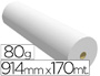 PAPEL REPROGRAFIA PARA PLANOS 80 GR 914 MM X 170 MT