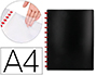 CAPA CATALOGO LIDERPAPEL COM ANEIS PLASTICOS PRETO