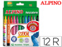 MARCADOR ALPINO MAXI 12 UNIDADES