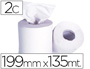 ROLO DE PAPEL SECA-MAOS,199 MM X135 MT - MANDRIL 76 DIAMETRO 197 MM