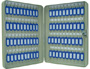ARMARIO PORTA-CHAVES Q-CONNECT METALICO 28 X 37 X 6 CM PARA 80 CHAVES
