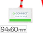 IDENTIFICADOR Q-CONNECT PARA PENDURAR AO PESCOCO 94 X 60 MM