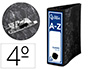 PASTA DE ARQUIVO LIDERPAPEL CLASSIC BLUE CARTAO FORRADO QUARTO GASPEADA PRETA