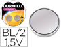 PILHA DURACELL ALCALINA LR44- BLISTER DE 2 BOTOES
