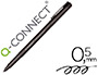 MARCADOR Q-CONNECT RETROPROJECAO PONTA FIBRA FINA REDONDA 0.5 MM PERMANENTE PRETO