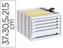 BLOCO CLASSIFICADOR DE SECRETARIA ARCHIVO 2000 305X370X215 MM BANDEJA SUPERIOR 5 GAVETAS CINZA OPACO
