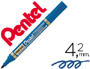 MARCADOR PENTEL N850 PERMANENTE PONTA REDONDA AZUL