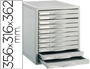 BLOCO CLASSIFICADOR 8211C 11 GAVETAS COR CINZA 356X316X362 MM