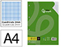 RECARGA LIDERPAPEL DIN A4 100 FOLHAS 100G/M2 QUADRICULA 2MM COM MARGEM 4 FUROS