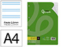 RECARGA LIDERPAPEL DIN A4 100 FOLHAS 100G/M2 PAUTADO 2.5MM COM MARGEM 4 FUROS