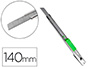 X-ATO Q-CONNECT ESTREITO METALICO LAMINA DE ACO 9 MM DE LARGURA COMPRIMENTO 140 MM BLISTER DE 1 UNIDADE