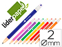 LAPISEIRA LIDERPAPEL RETRATIL 2MM CORES SORTIDAS