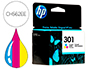 TINTEIRO HP 301 TRICOLOR