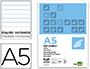 RECARGA LIDERPAPEL DIN A5 120+20 F HORIZONTAL 6 FUROS SEM MARGEM BANDAS 5 CORES PAPEL 70 GR