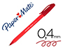 ESFEROGRAFICA PAPER MATE INKJOY 100 PONTA MEDIA TRAZO 1 MM VERMELHO