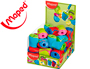APARA LAPIS MAPED PLASTICO BOOGY UM USO COM DEPOSITO CORES SORTIDAS