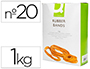 ELASTICOS Q-CONNECT 1000 GR NUMERO 20