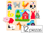 PUZZLE DISET SILHUETA QUINTA
