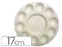 PALETA PLASTICO ARTIST CIRCULAR CON 10 COMPARTIMENTOS 17CM