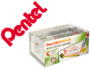 APAGADOR MAGNETICO QUADRO BRANCO PENTEL COM 4 MARCADORES MAXIFLO