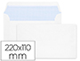 ENVELOPE LIDERPAPEL N.2 AMERICANO BRANCO 110X220 MM TIRA DE SILICONE PACK DE 25 UNIDADES