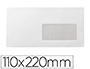 ENVELOPE LIDERPAPEL N.3 BRANCO DIN AMERICANO JANELA DIREITA 110X220 MM TIRA DE SILICONE EMBALAGEM DE 25 UNIDADES