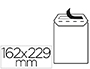 ENVELOPE LIDERPAPEL N.16 BOLSA BRANCO C5 162X229 MM TIRA DE SILICONE PACK DE 25 UNIDADES