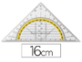 ARISTO LIDERPAPEL GEOMETRIA 16 CM PLASTICO CRISTAL COM PEGA FIXA