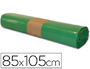 SACO DE LIXO INDUSTRIAL VERDE 85X105CM GALGA 110 ROLO DE 10 UNIDADES