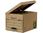 CAIXA PARA ARQUIVO MORTO FELLOWES EM CARTAO RECICLADO CAPACIDADE 4 CAIXAS DE ARQUIVO 80 MM 269X340X400 MM
