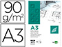 BLOCO DE PAPEL VEGETAL LIDERPAPEL COLADO 297X420MM 50 FOLHAS 90 GR