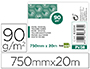 BLOCO DE PAPEL VEGETAL LIDERPAPEL 750MMX20M 90 GR EM ROLO